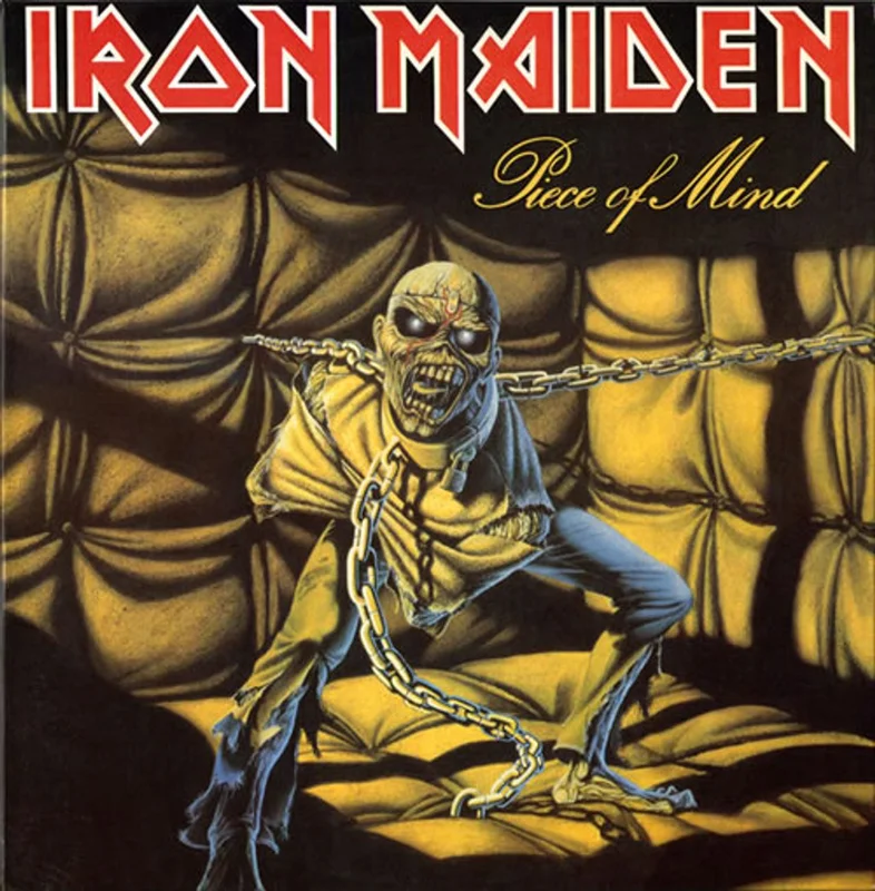 Iron Maiden Piece Of Mind - 2nd UK Vinyl LP