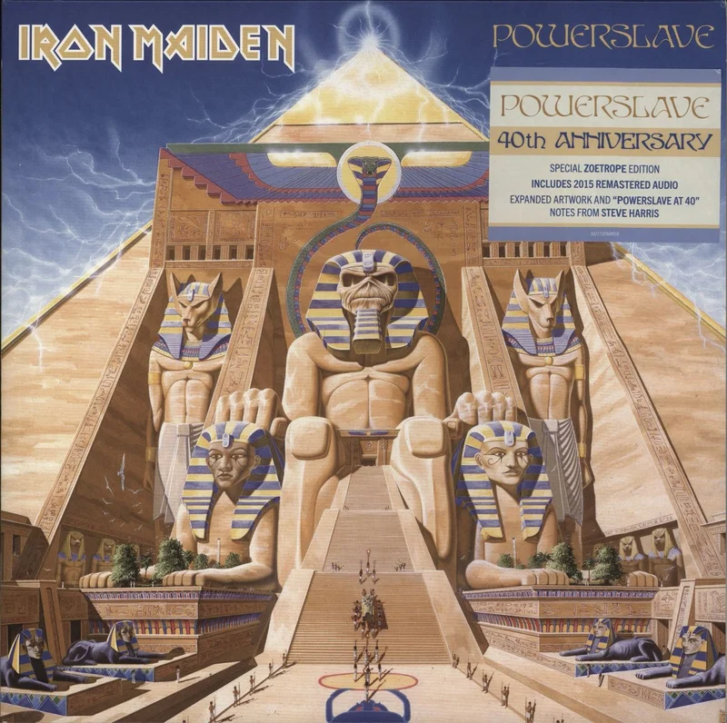 Iron Maiden Powerslave - Zoetrope Animated Picture Disc Edition UK Picture disc LP