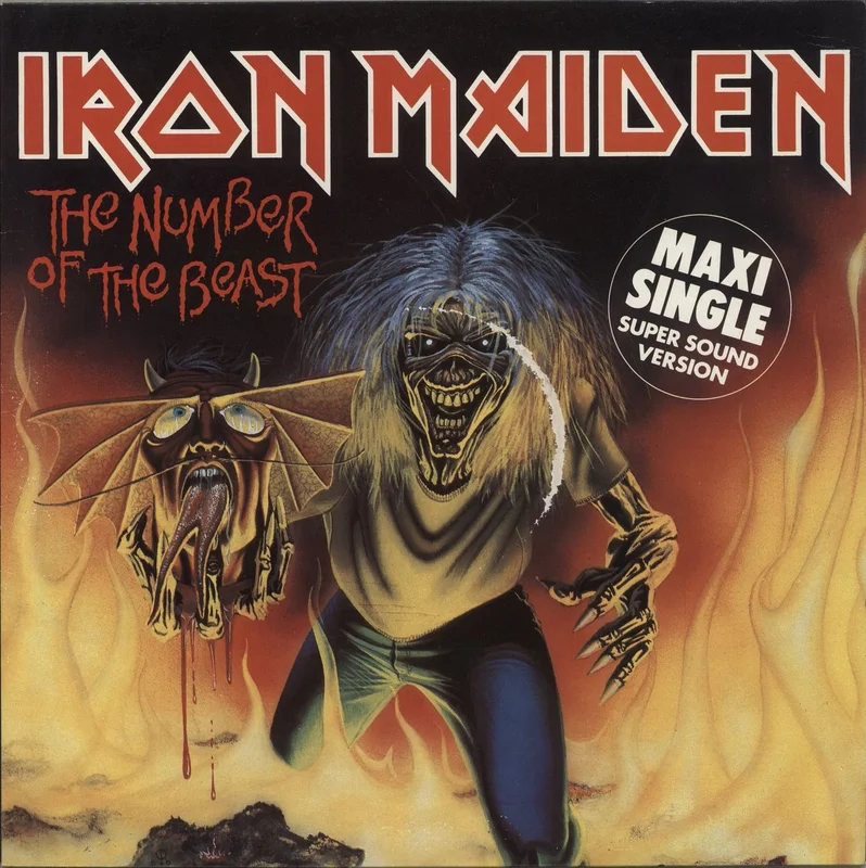 Iron Maiden The Number Of The Beast - VG Dutch 12" vinyl