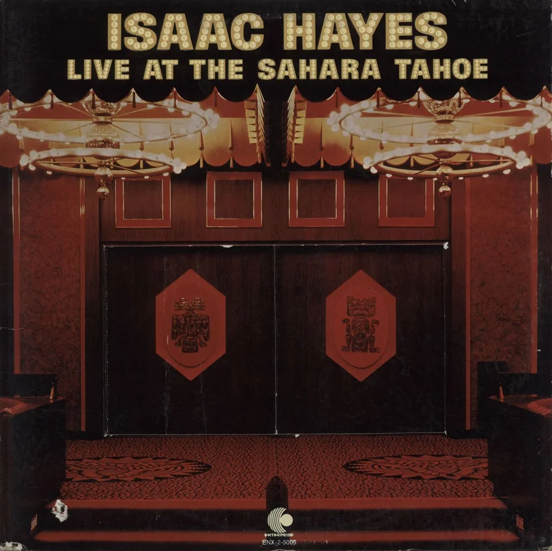 Isaac Hayes Live At The Sahara Tahoe US 2-LP vinyl set