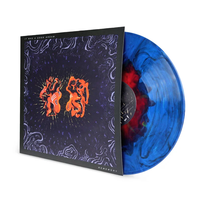 It Was A Good Dream  Rememory [LP] Blue Smoke w/ Red Blob