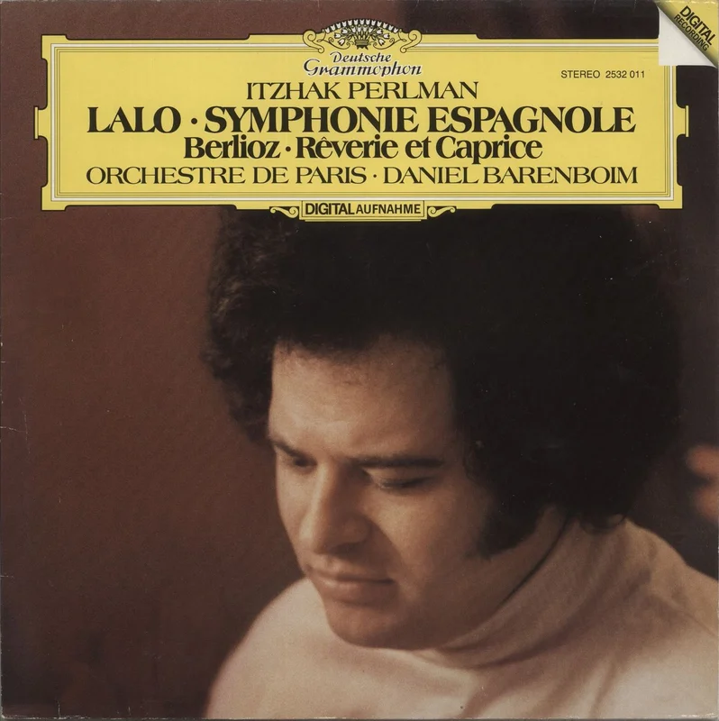 Itzhak Perlman & Daniel Barenboim Symphonie Espagnole / Rverie Et Caprice German Vinyl LP