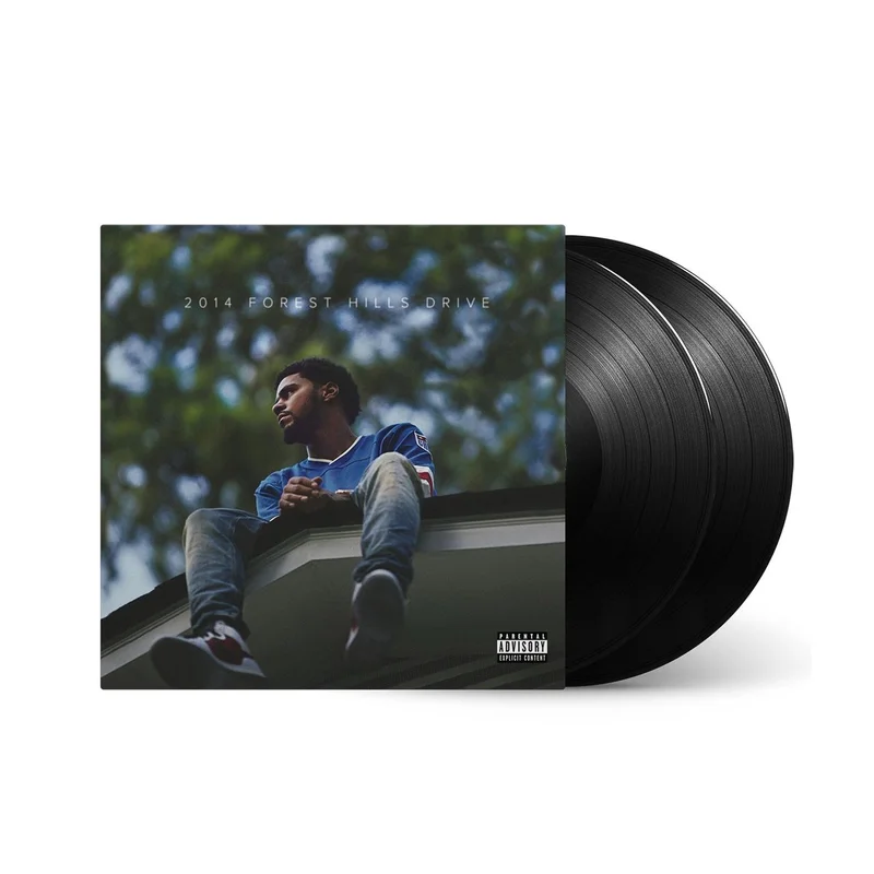 J. Cole 2014 Forest Hills Drive - Black Vinyl - Sealed UK 2-LP vinyl set