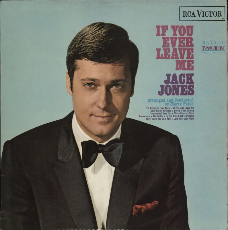Jack Jones If You Ever Leave Me - Red Spot UK Vinyl LP