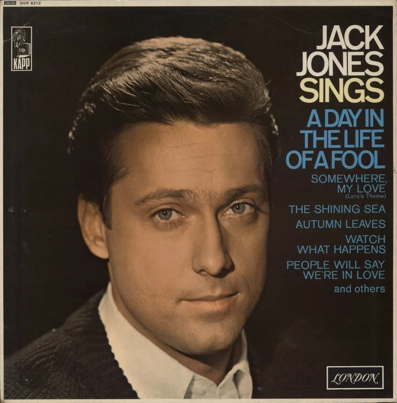 Jack Jones Jack Jones Sings UK Vinyl LP