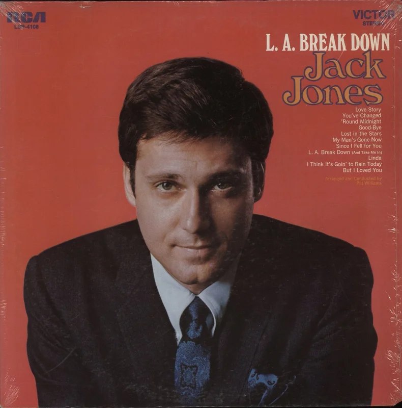 Jack Jones L.A. Break Down US Vinyl LP