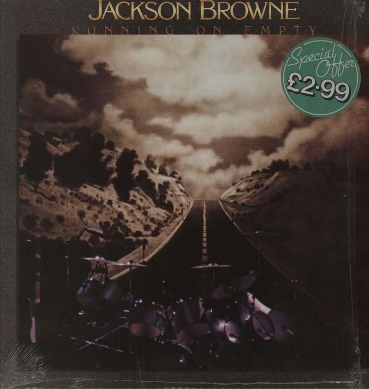Jackson Browne Running On Empty + Shrink UK Vinyl LP