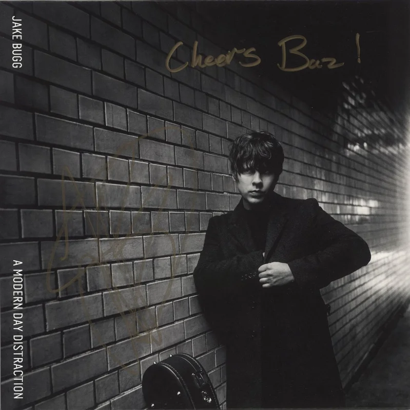 Jake Bugg A Modern Day Distraction - Crystal Clear Vinyl - Retail Exclusive - Autographed UK Vinyl LP