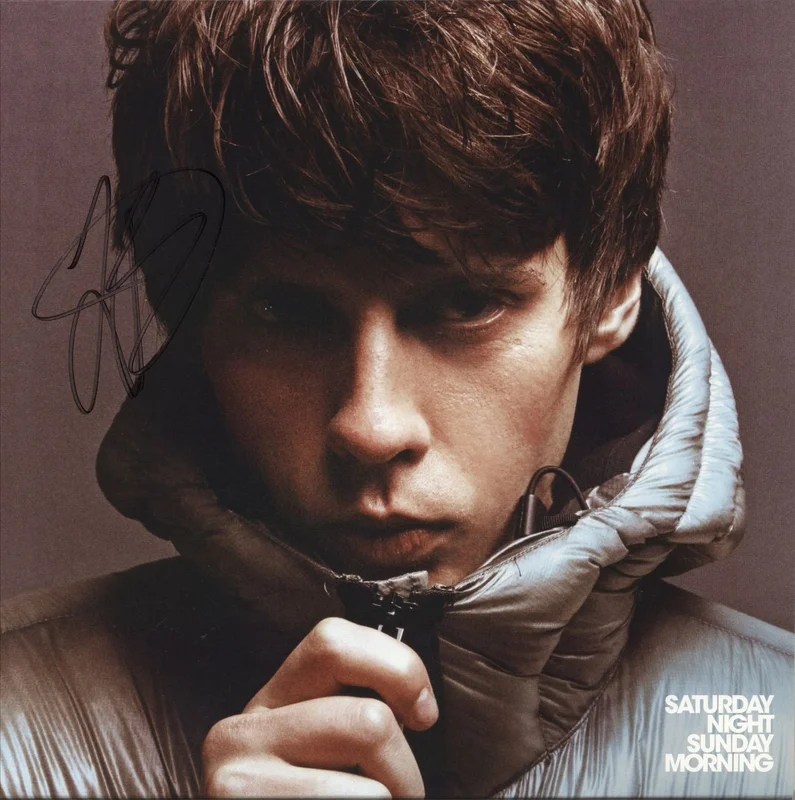 Jake Bugg Saturday Night Sunday Morning - Opaque White Vinyl Indie Exclsuive - Autographed UK Vinyl LP