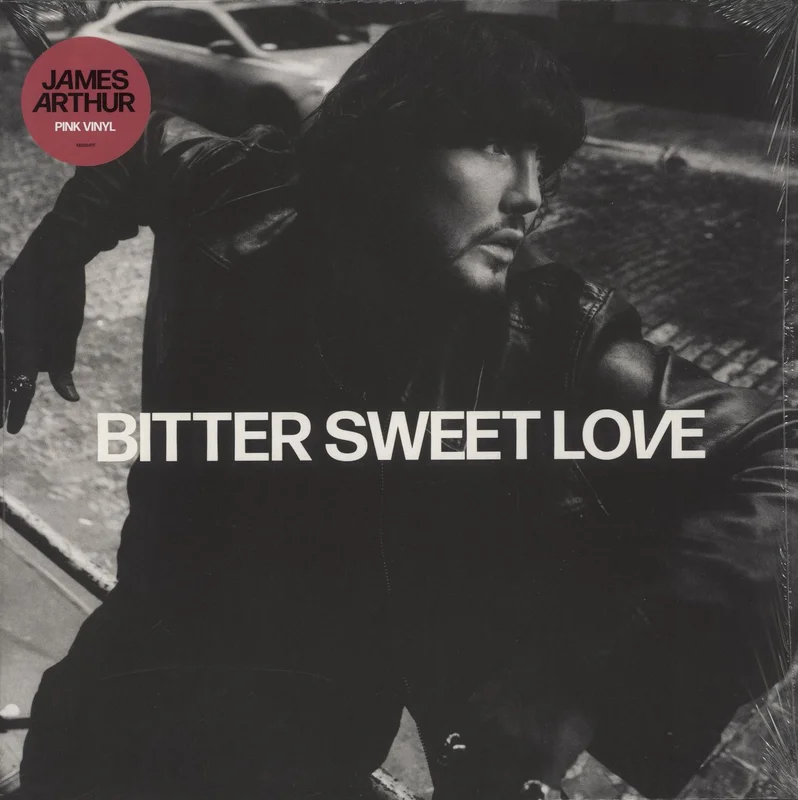 James Arthur Bitter Sweet Love - Pink Vinyl + Autographed Poster UK Vinyl LP