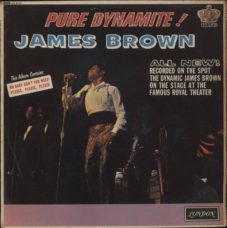 James Brown Pure Dynamite - VG UK Vinyl LP