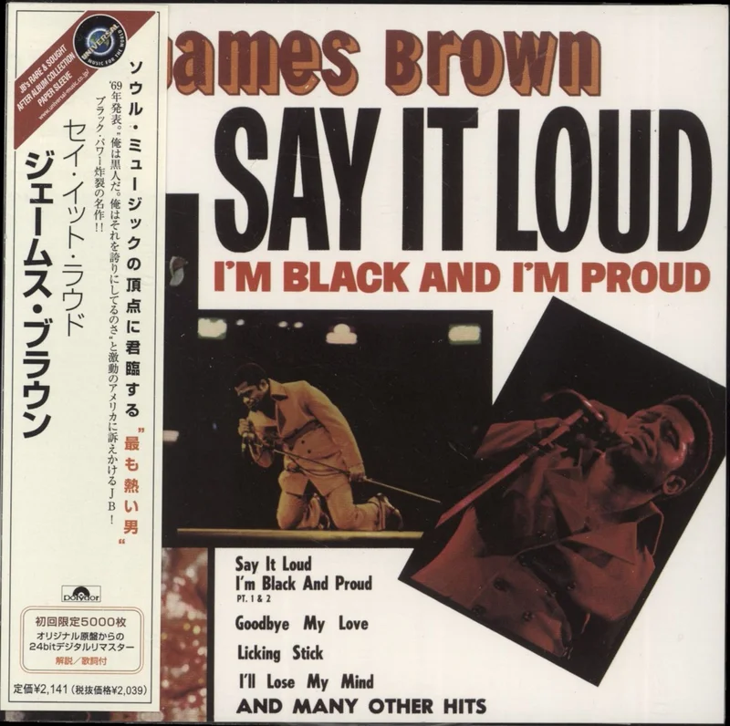 James Brown Say It Loud - I'm Black And I'm Proud Japanese CD album