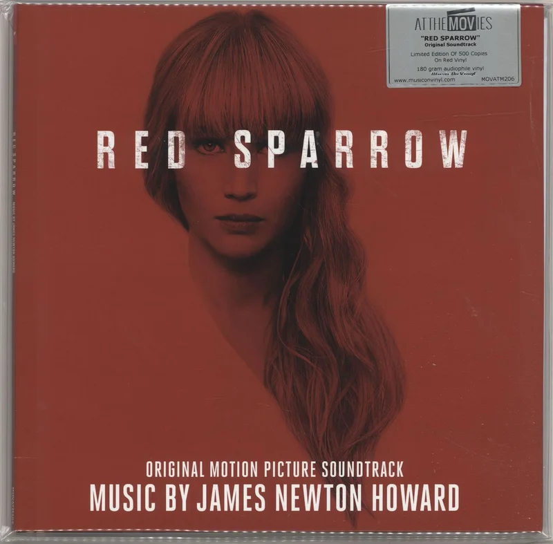 James Newton Howard Red Sparrow - 180gram Red Vinyl + Numbered UK 2-LP vinyl set