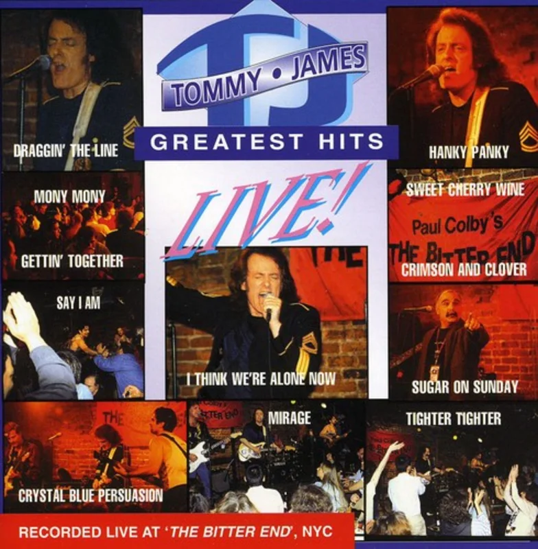 JAMES, TOMMY - GREATEST HITS LIVE - CD