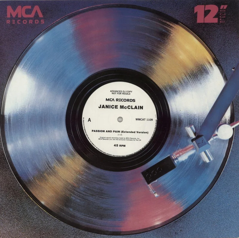 Janice McClain Passion And Pain UK Promo 12" vinyl