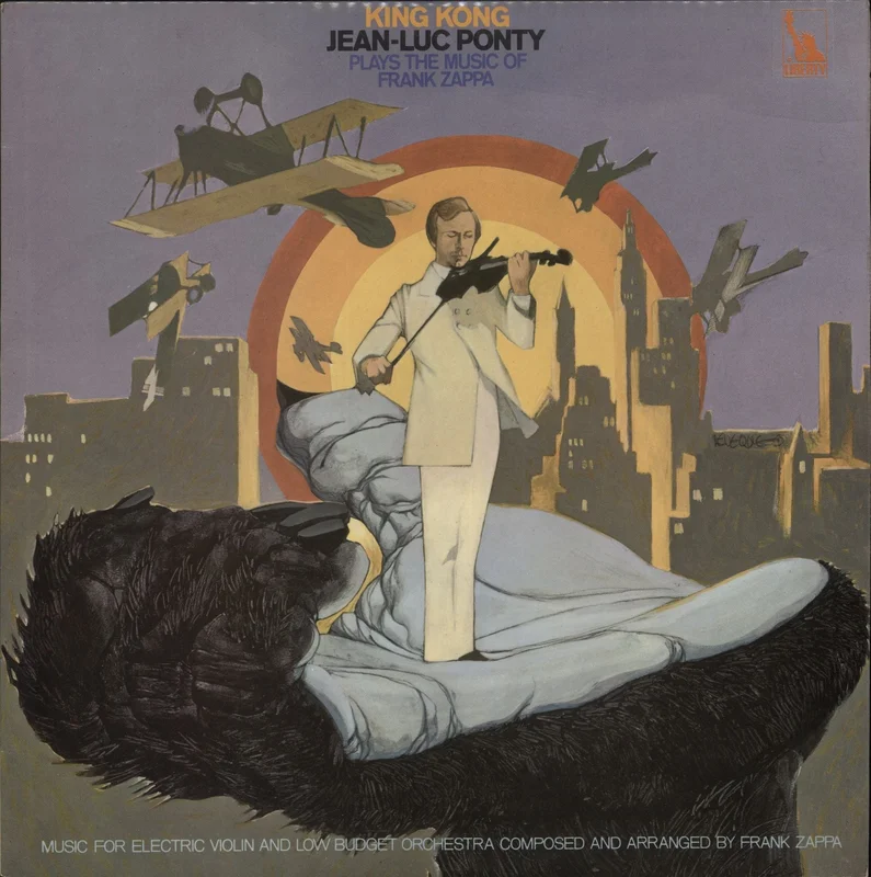 Jean-Luc Ponty King Kong - Laminated sleeve UK Vinyl LP