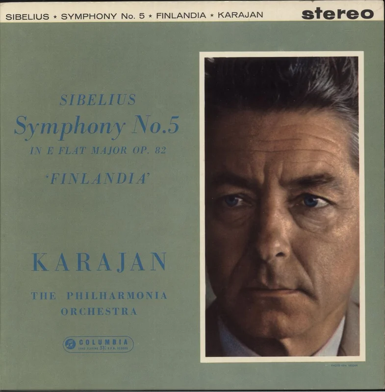Jean Sibelius Sibelius: Symphony No. 5 In E Flat Major Op. 82 / Finlandia - 1st UK Vinyl LP