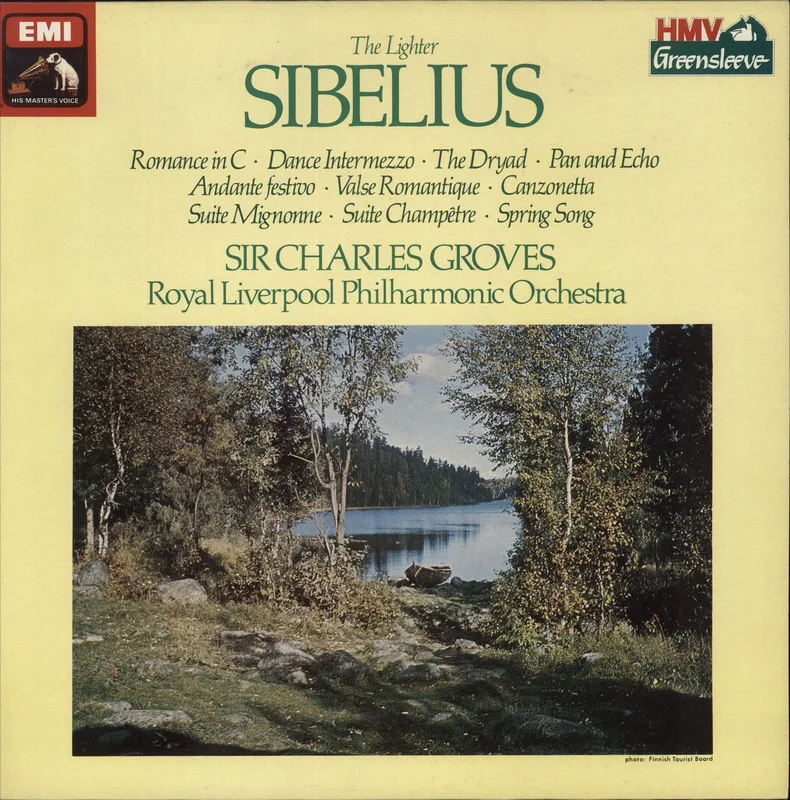 Jean Sibelius The Lighter Sibelius UK Vinyl LP