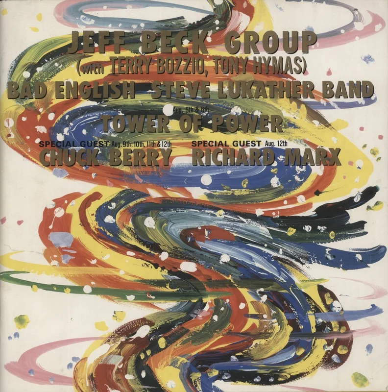 Jeff Beck Kirin Beer's New Gigs '89 Japanese Tour programme
