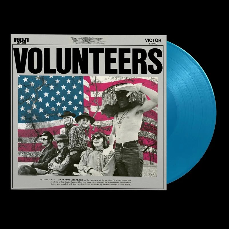 Jefferson Airplane Volunteers - 180 Gram Blue Vinyl - Numbered Edition UK Vinyl LP
