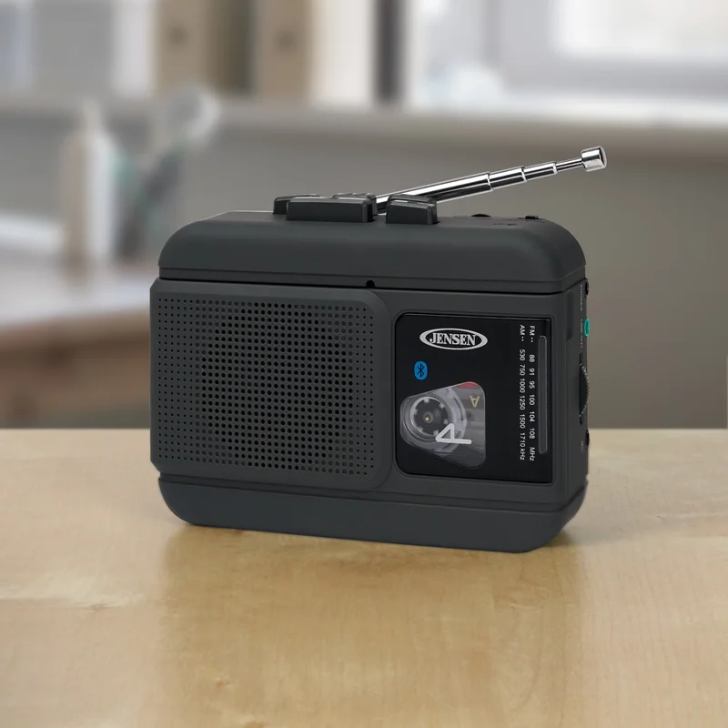 Jensen MCR-60 Personal Cassette Player/Recorder w/Bluetooth