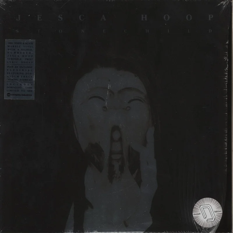 Jesca Hoop Stonechild - 180 Gram White & Black Marbled Vinyl + Flexi-disc - Autographed Print UK Vinyl LP