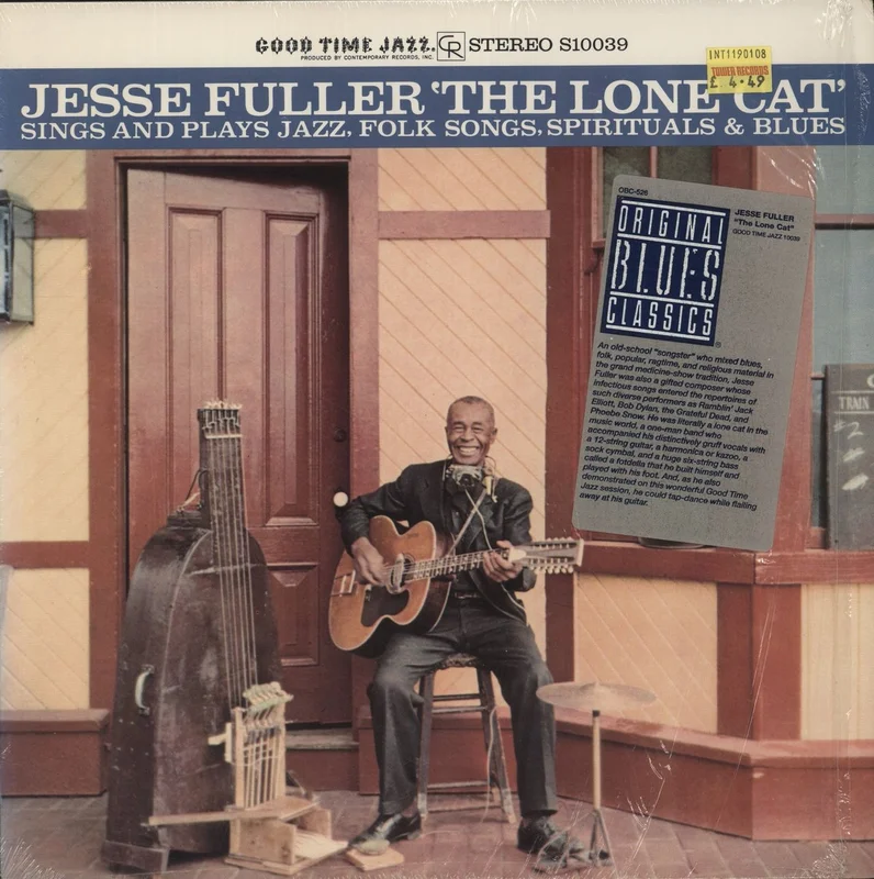Jesse Fuller The Lone Cat US Vinyl LP