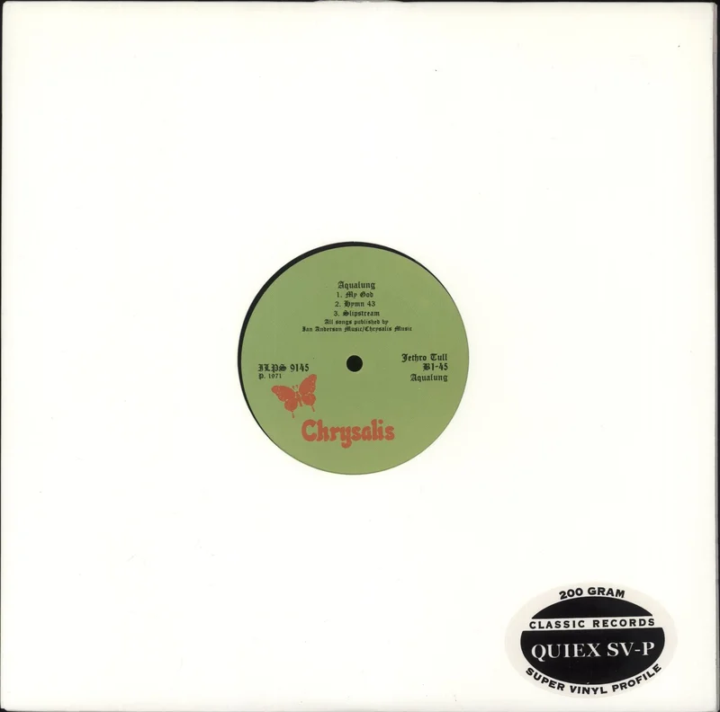 Jethro Tull Aqualung - QUIEX SV-P 200 Gram Clear Vinyl US Promo 4-LP vinyl set