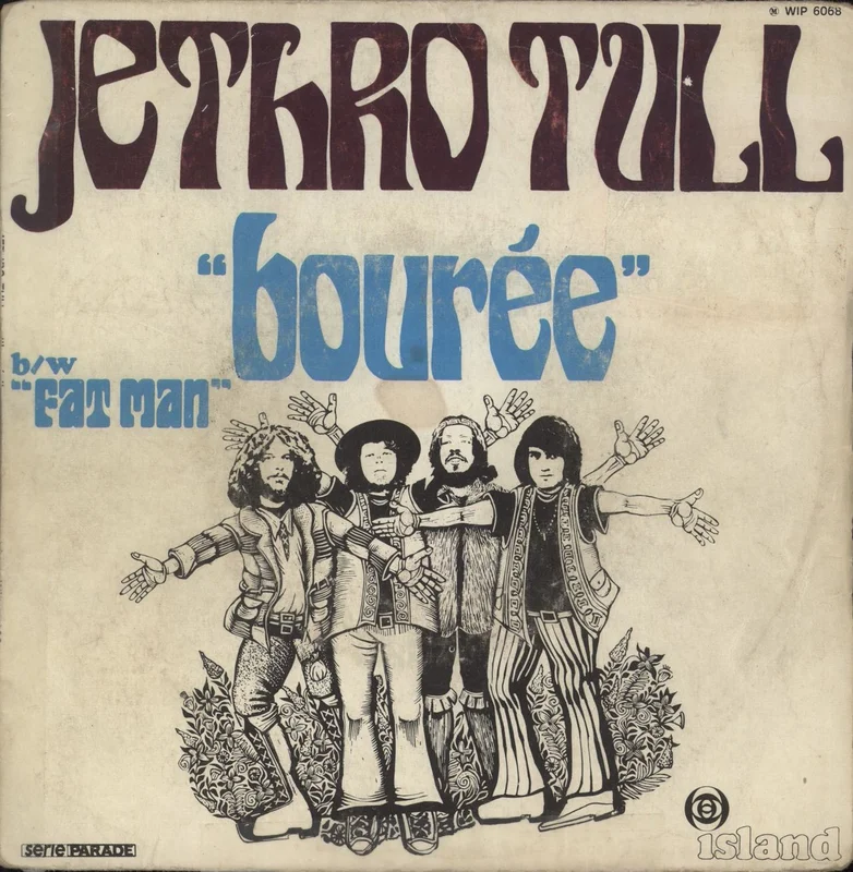 Jethro Tull Bouree + P/S - VG French 7" vinyl