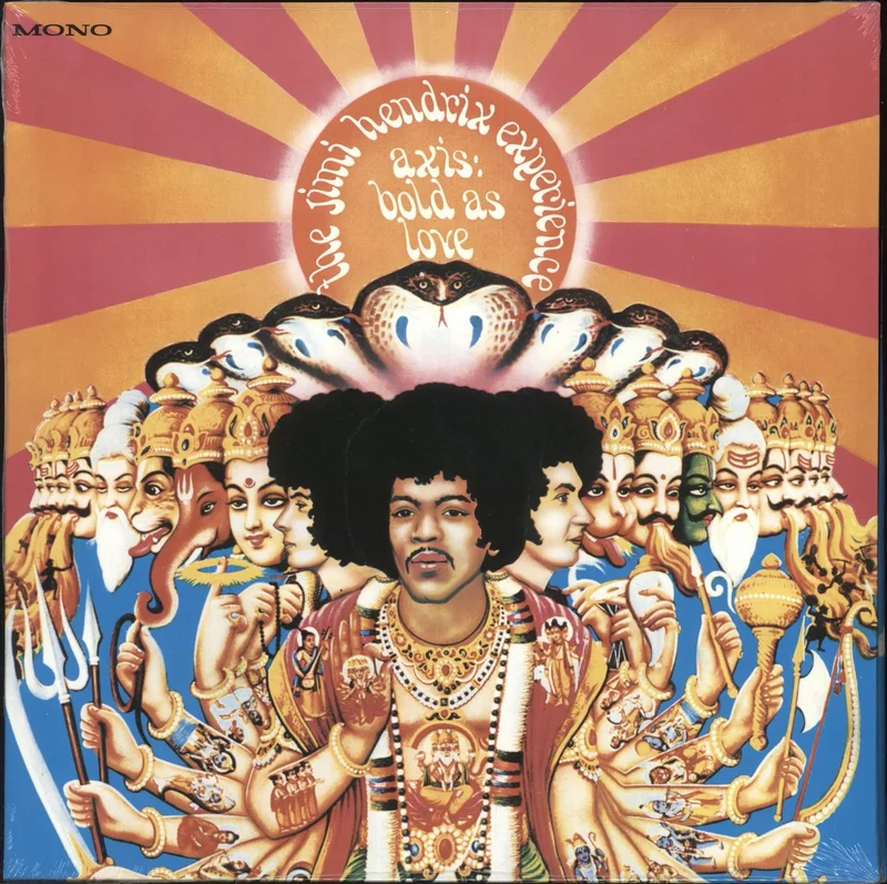 Jimi Hendrix Axis: Bold As Love - Remastered Mono - Black Vinyl - Sealed UK Vinyl LP