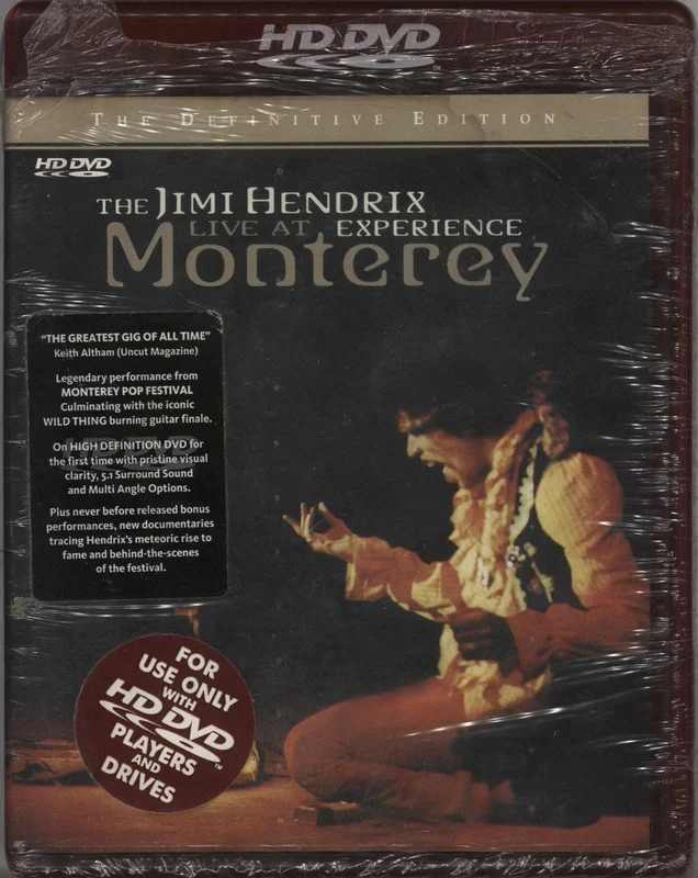 Jimi Hendrix Live At Monterey UK DVD