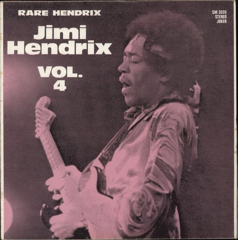 Jimi Hendrix Rare Hendrix Italian Vinyl LP