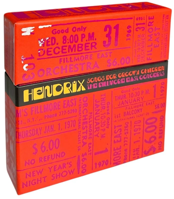 Jimi Hendrix Songs For Groovy Children: The Fillmore East Concerts - EX UK Cd album box set