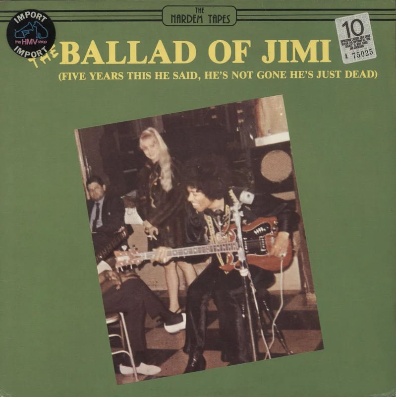Jimi Hendrix The Ballad Of Jimi (Five Years This He Said, He's Not Gone He's Just Dead) Canadian Vinyl LP