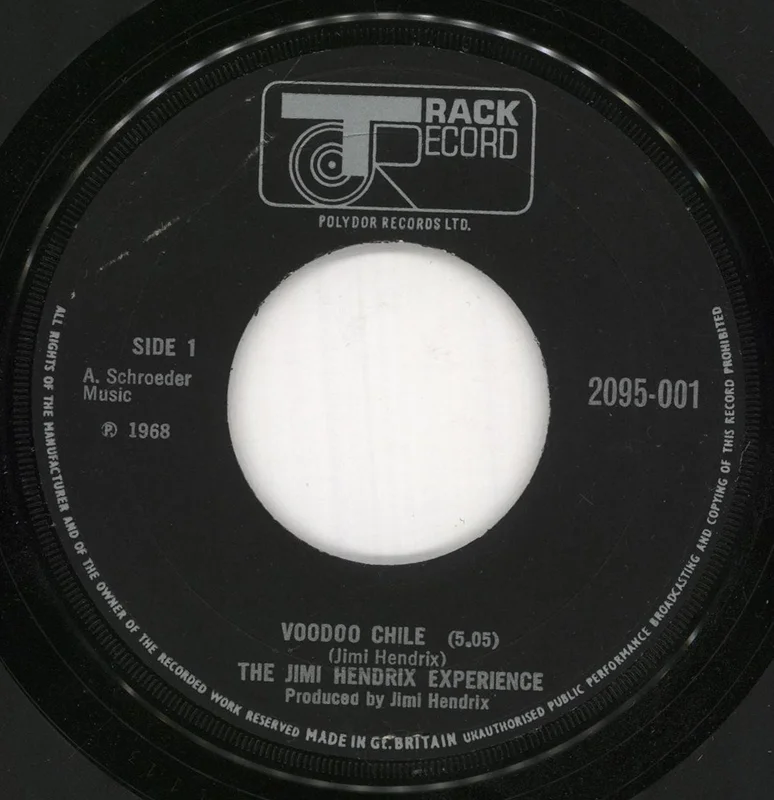 Jimi Hendrix Voodoo Chile - 1st UK 7" vinyl