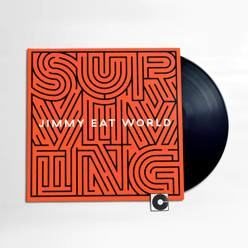 Jimmy Eat World - "Surviving" Standard - Black Vinyl
