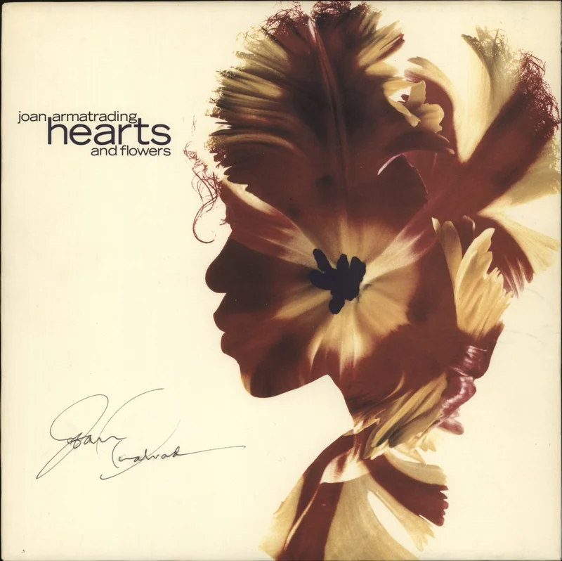 Joan Armatrading Hearts And Flowers - Autographed UK Vinyl LP