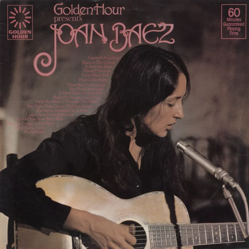 Joan Baez Golden Hour Presents Joan Baez UK Vinyl LP