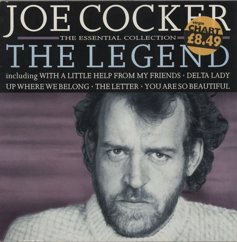 Joe Cocker The Legend + Price Sticker UK Vinyl LP