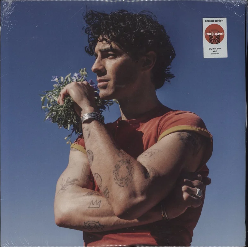 Joe Jonas Music For People Who Believe In Love - Sky Blue Swirl Vinyl - Sealed US Vinyl LP