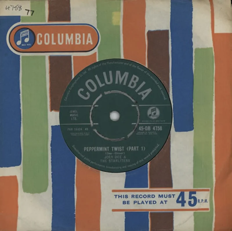 Joey Dee & The Starlighters Peppermint Twist UK 7" vinyl