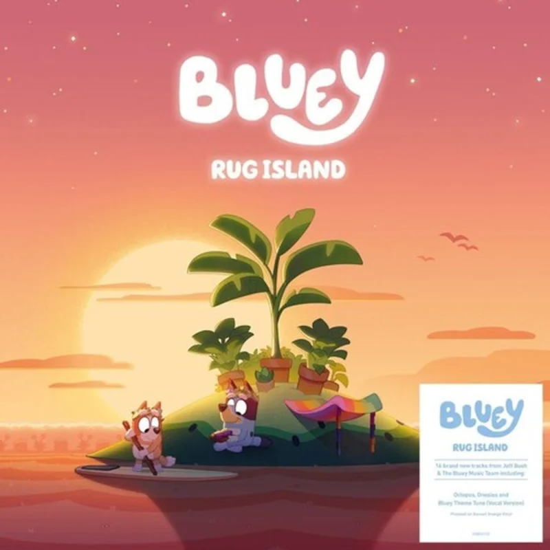 Joff Bush, The Bluey Music Team Bluey - Rug Island (Orange vinyl)