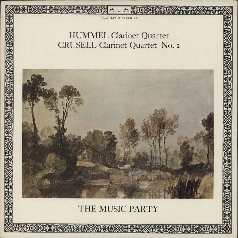 Johann Hummel Hummel: Clarinet Quartet / Crusell: Clarinet Quartet No.2 UK Vinyl LP