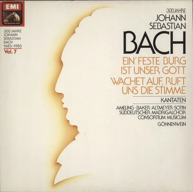Johann Sebastian Bach Cantatas 80 & 140 German Vinyl LP