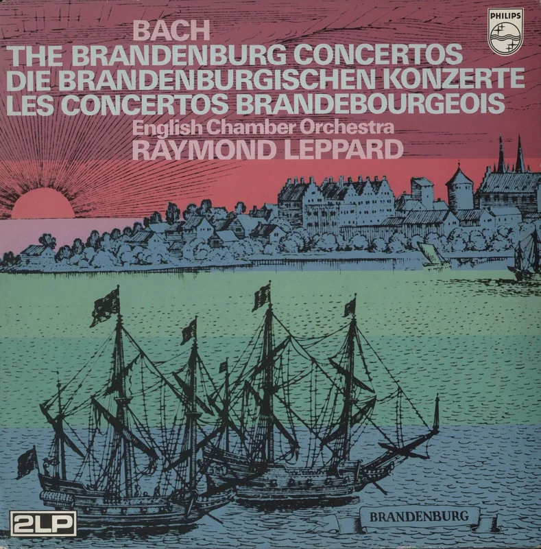 Johann Sebastian Bach The Brandenburg Concertos Dutch 2-LP vinyl set