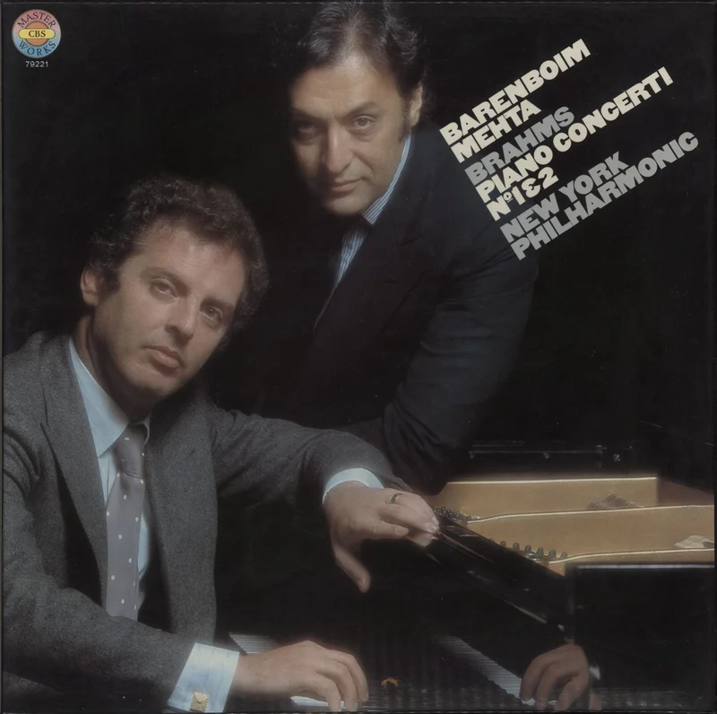 Johannes Brahms Brahms: Piano Concerti N1 & 2 German Vinyl box set