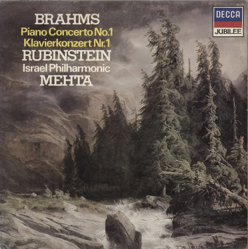 Johannes Brahms Brahms: Piano Concerto No.1 / Klavierkonzert Nr. 1 UK Vinyl LP