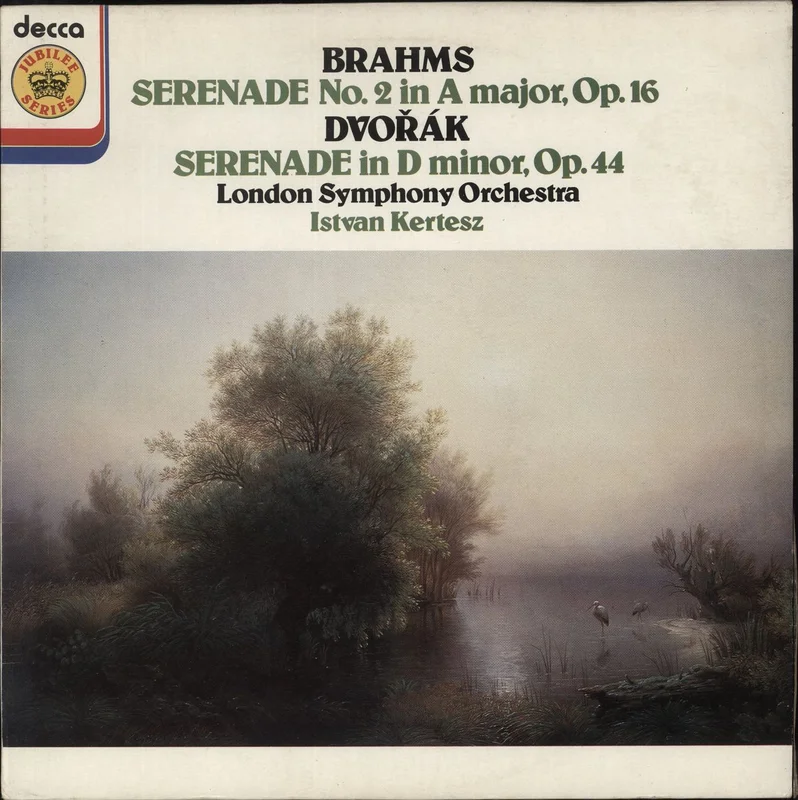 Johannes Brahms Brahms: Serenade No. 2 In A Major, Op. 16 / Dvorak: Serenade In D Minor, Op. 44 UK Vinyl LP