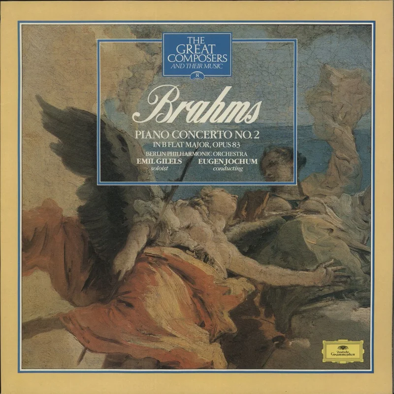 Johannes Brahms Piano Concerto No.2 in B Flat Major, Opus 83 + Magazine UK Vinyl LP