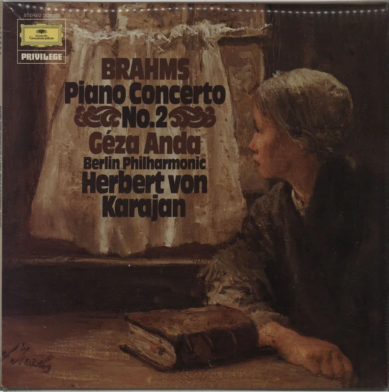 Johannes Brahms Piano Concerto No. 2 UK Vinyl LP